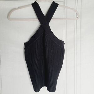 NWOT House of Harlow 1960 Crossover Ribbed Tank Top